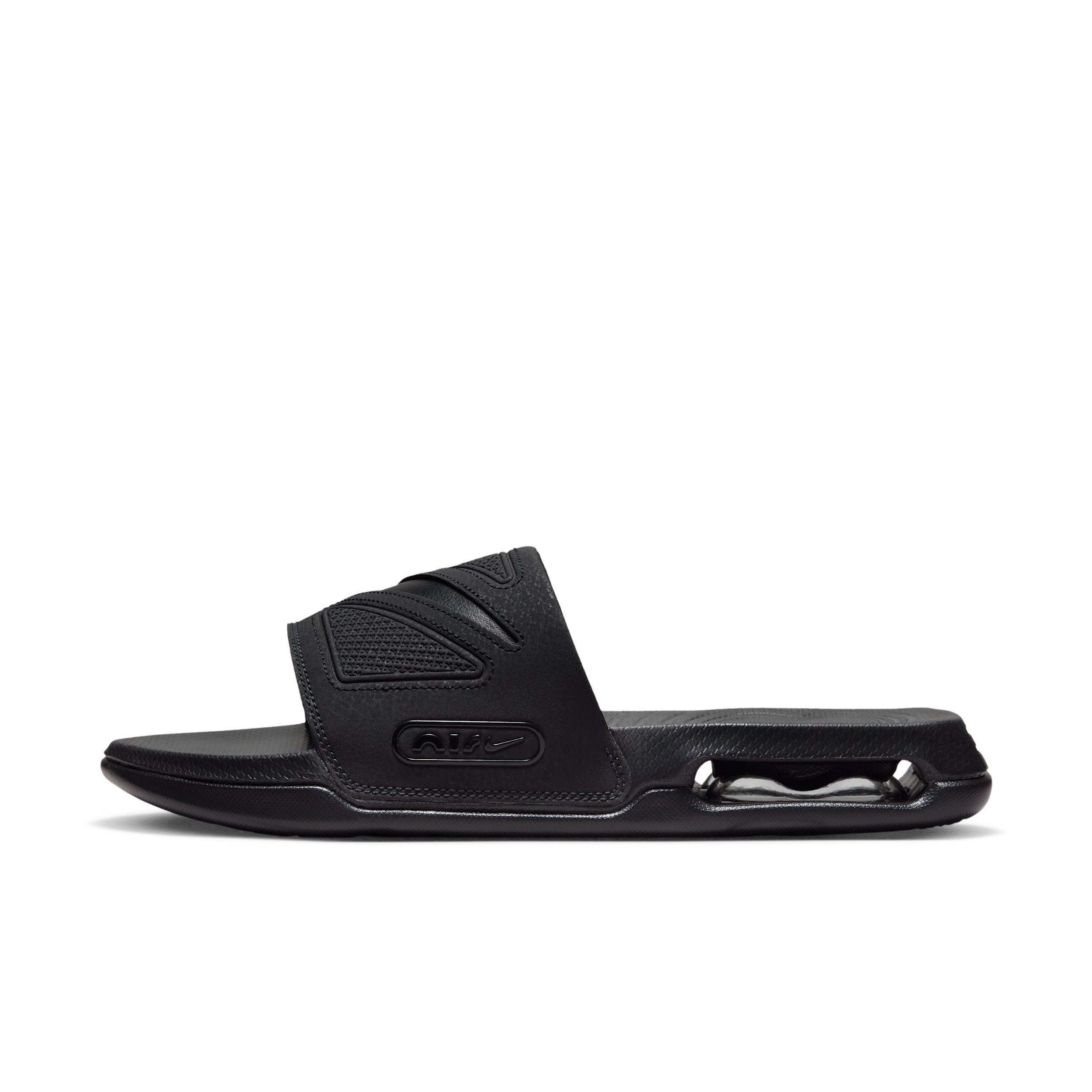 black nike sliders size 5