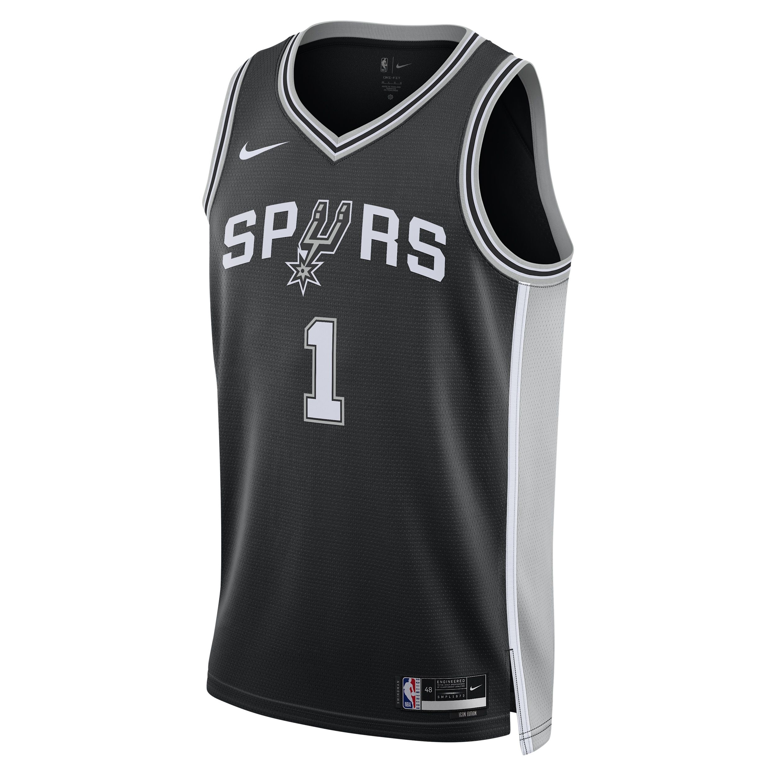 San Antonio Spurs Icon Edition - Nike San Antonio Spurs Icon Edition Men's Dri-FIT NBA Swingman Jersey