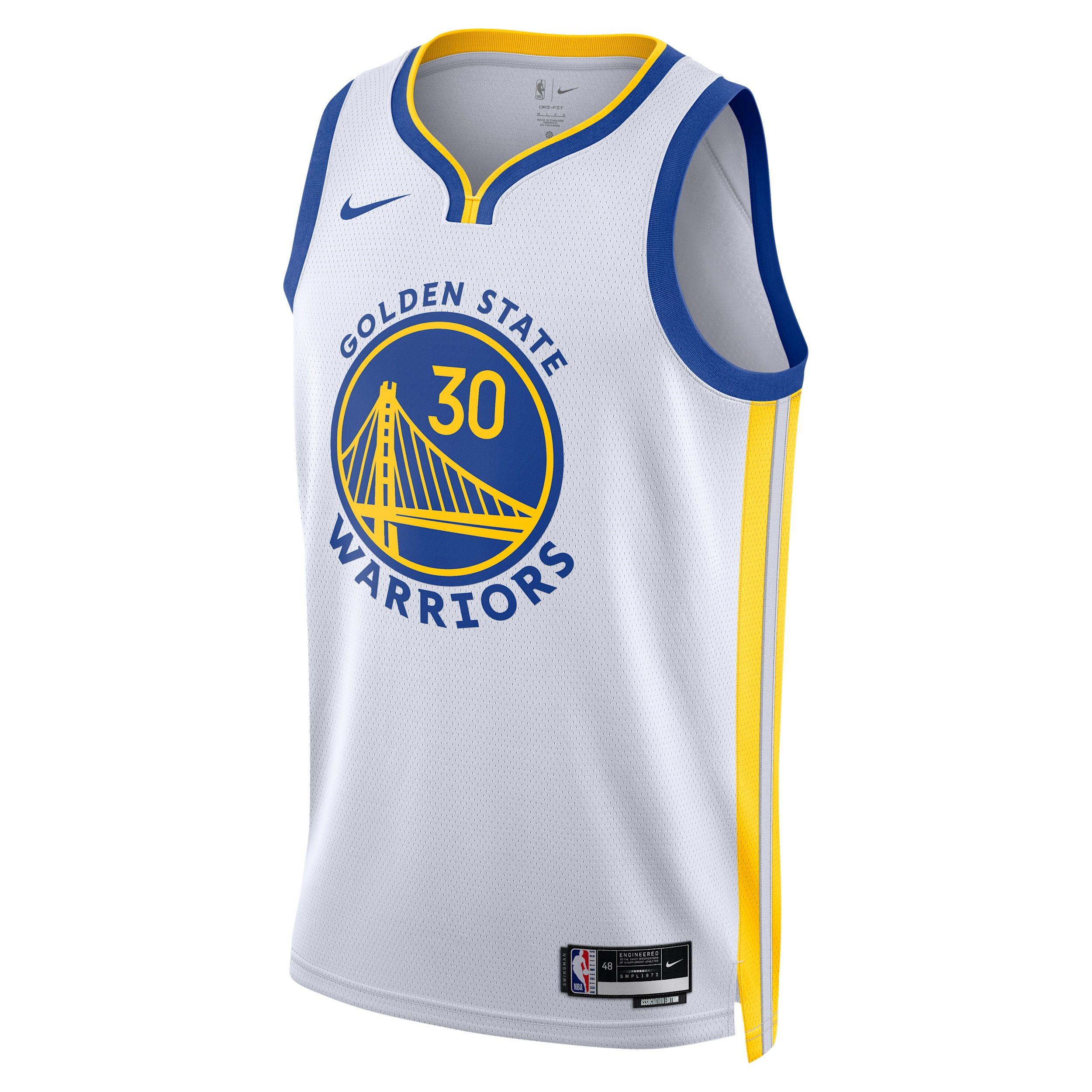 Golden State Warriors Association Edition - Nike Golden State Warriors Association Edition Men's Dri-FIT NBA Swingman Jersey