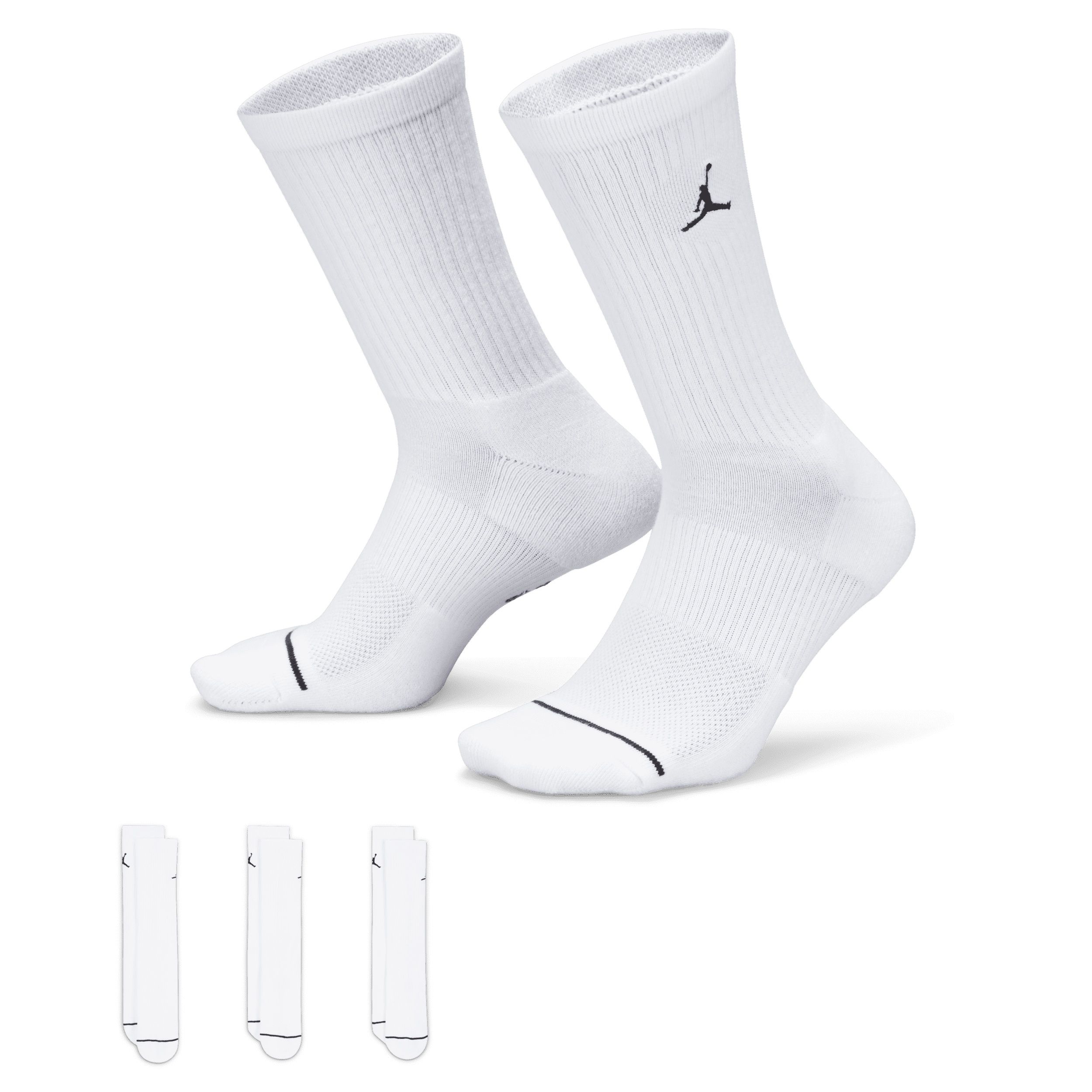 Jordan - Nike Jordan Everyday Crew Socks (3 pairs)