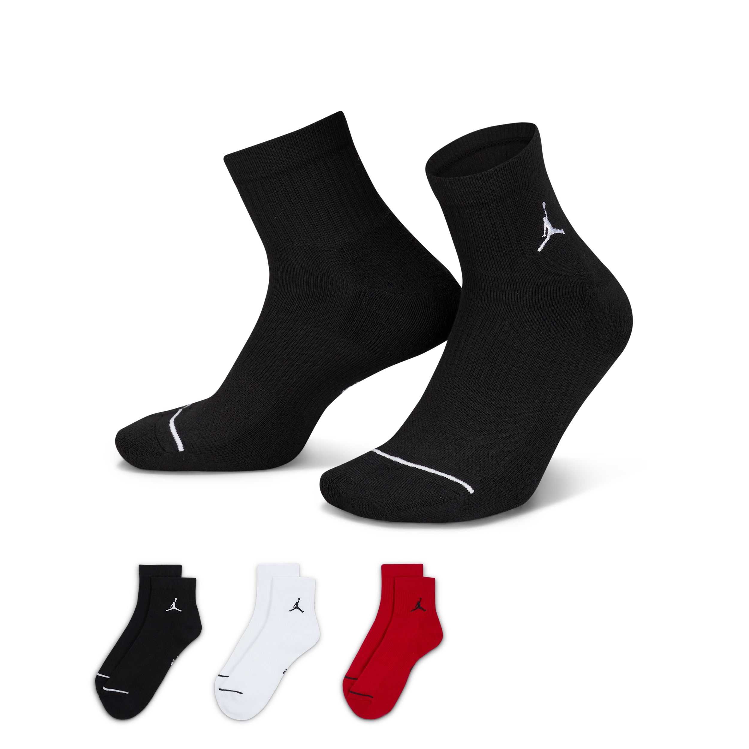 Jordan - Nike Jordan Everyday Ankle Socks (3 Pairs)