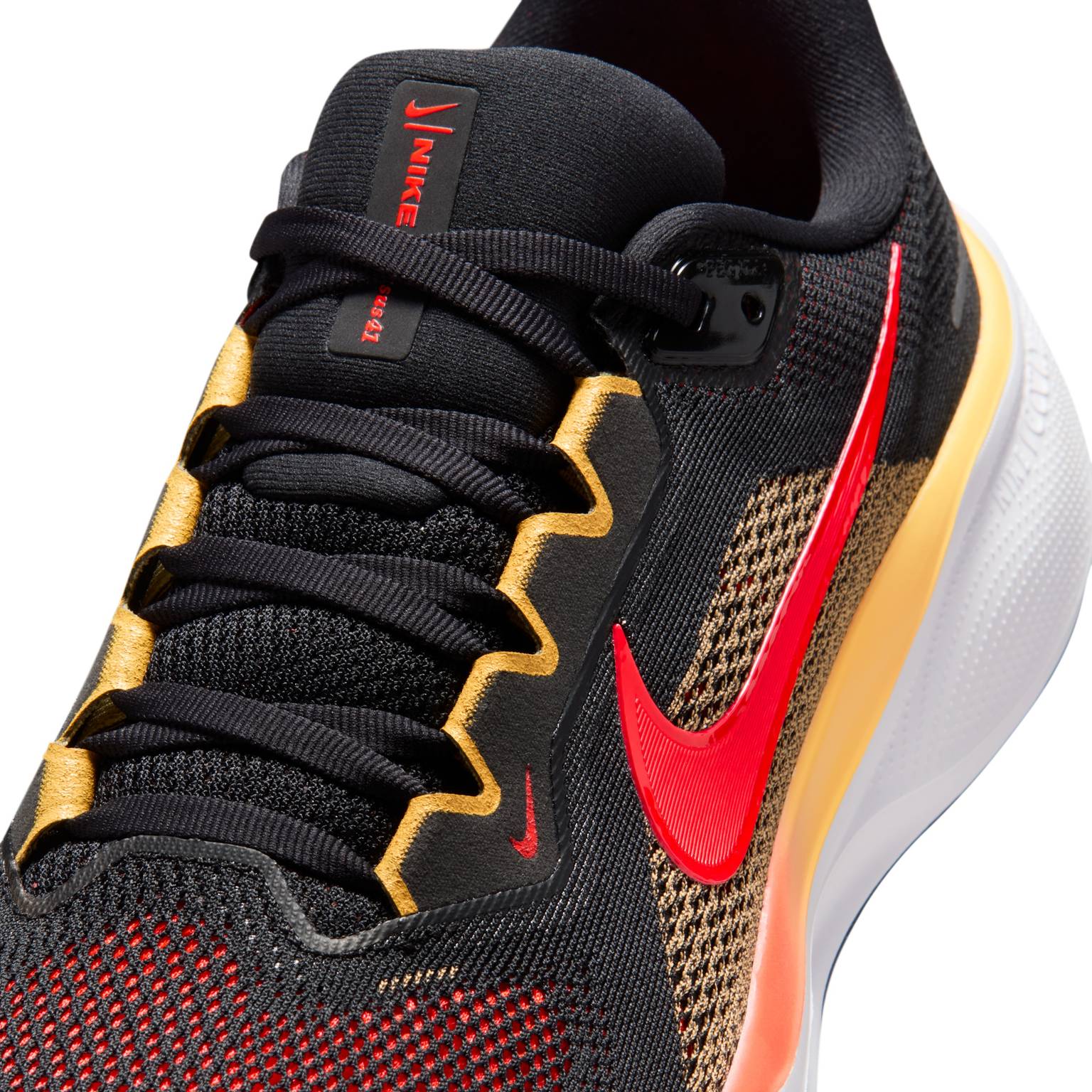 Nike Orange Black Air Zoom Pegasus Shoes with Flyknit Technology Nike Air Zoom Pegasus 41 Mens Road Running Shoes – Durban Runner main image 2