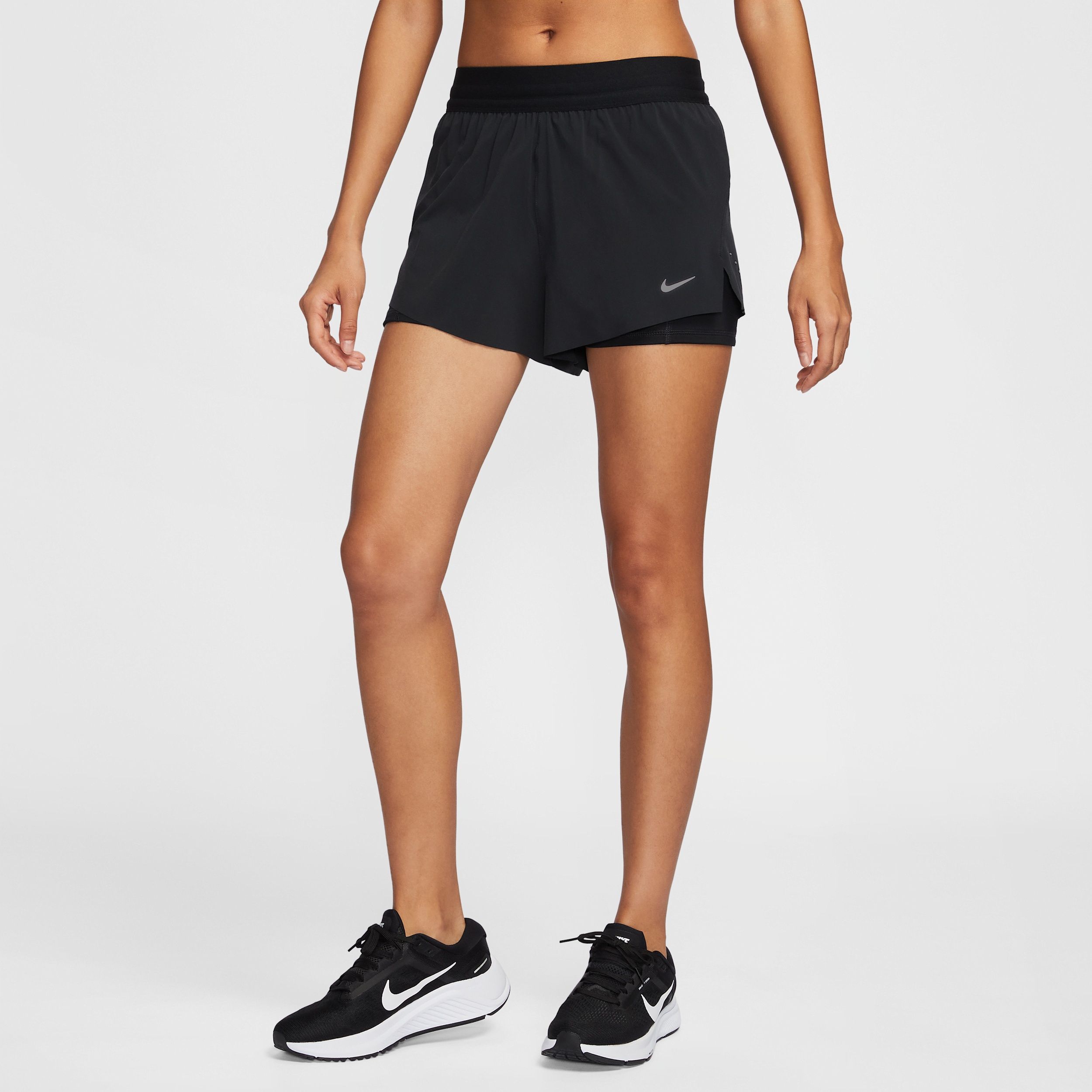 Nike Swift - Women's Dri-FIT Mid-Rise 2-in-1 Running Shorts