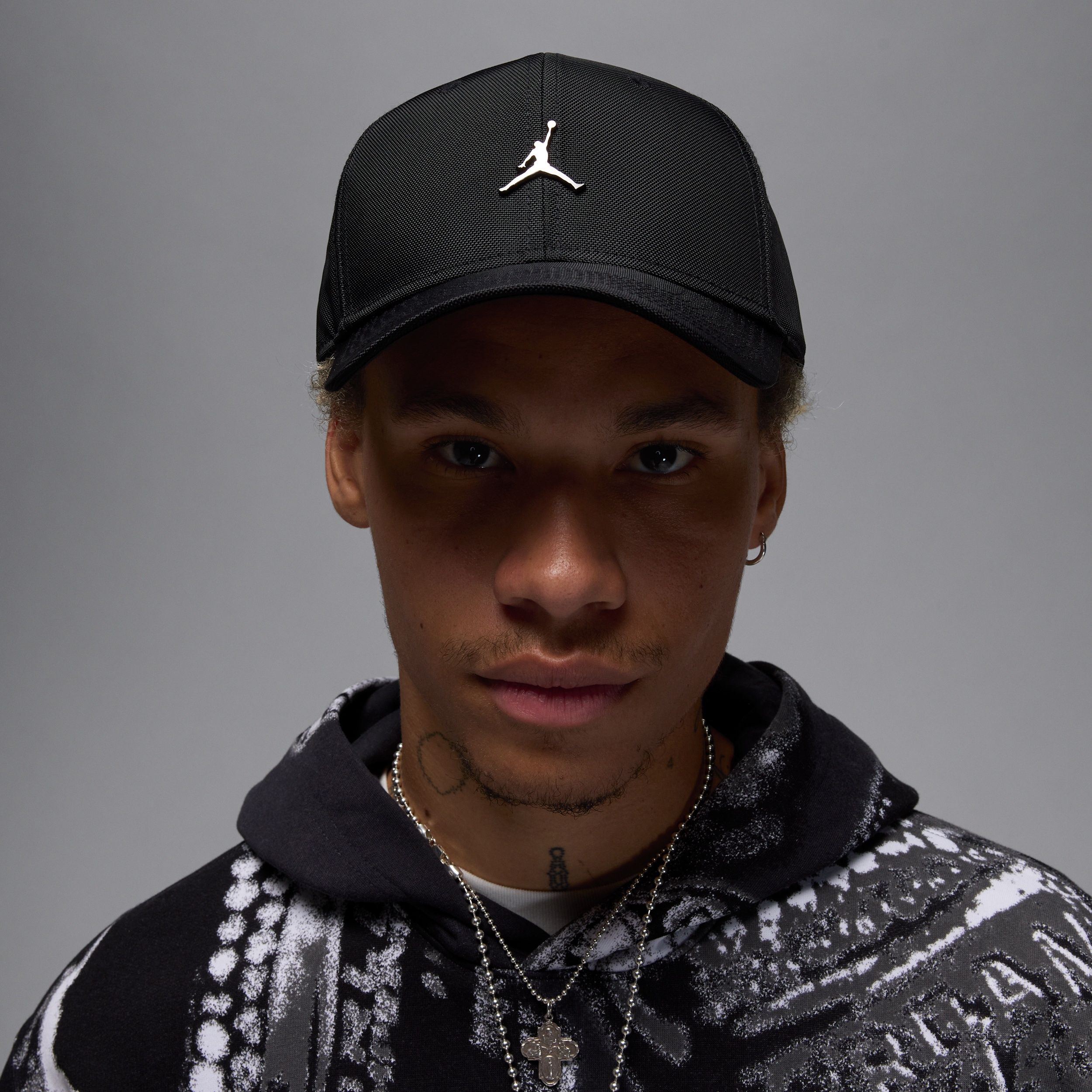 Jordan Rise - Nike Jordan Rise Structured Metal Jumpman Hat