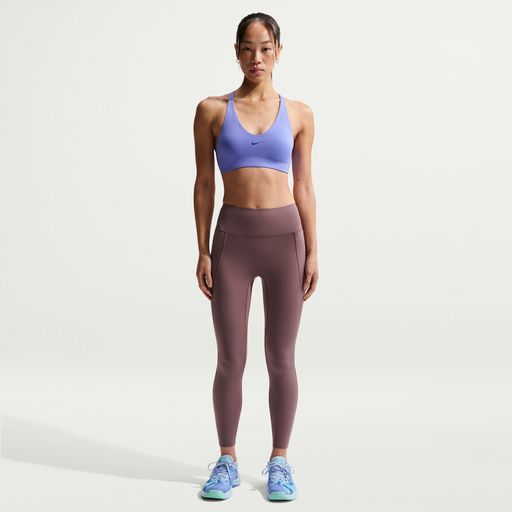 Nike Universa - Women's High-Waisted 7/8 Leggings with No Front Seam
