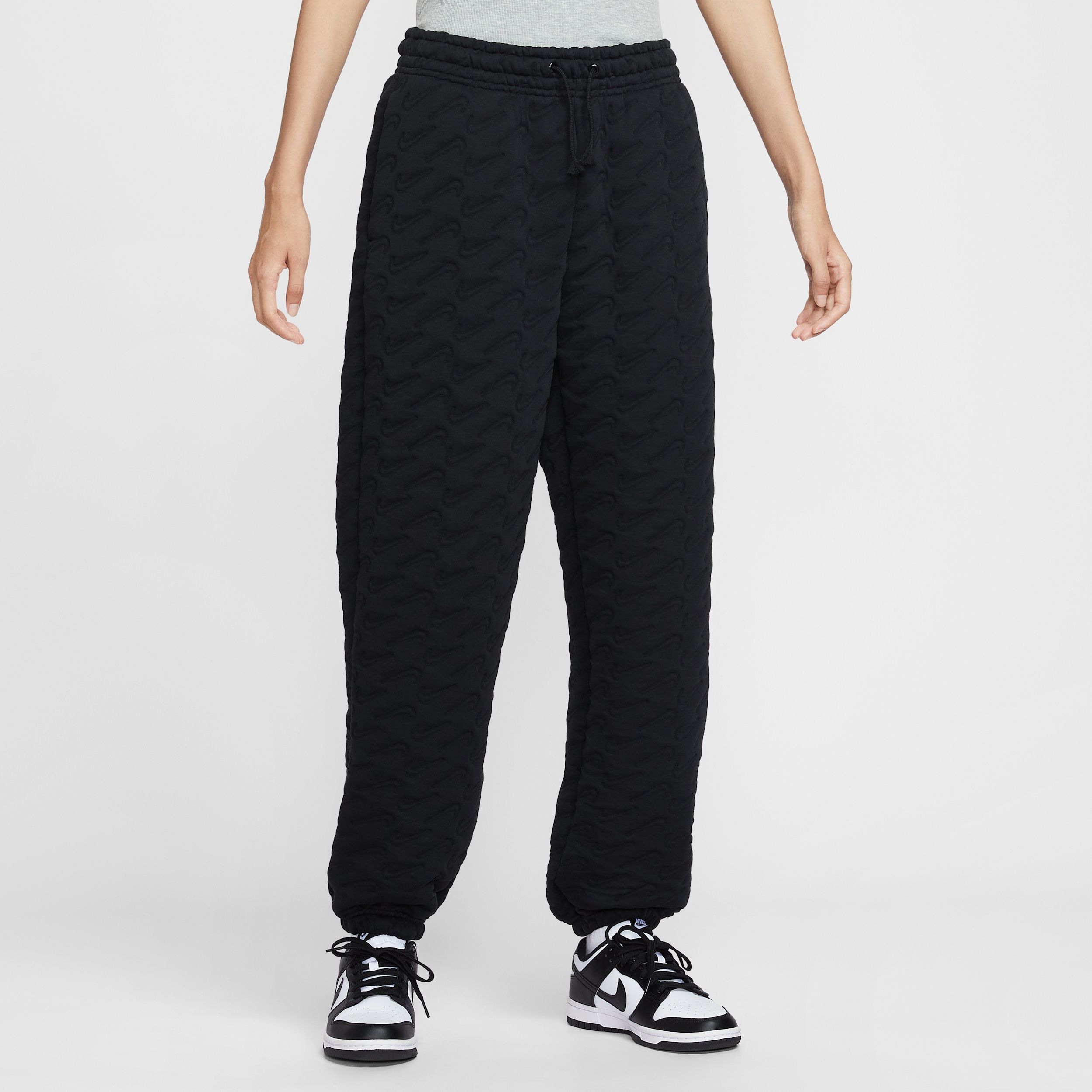 Nike Sportswear Phoenix Fleece - Women's Oversized High-Waisted Jacquard Trousers