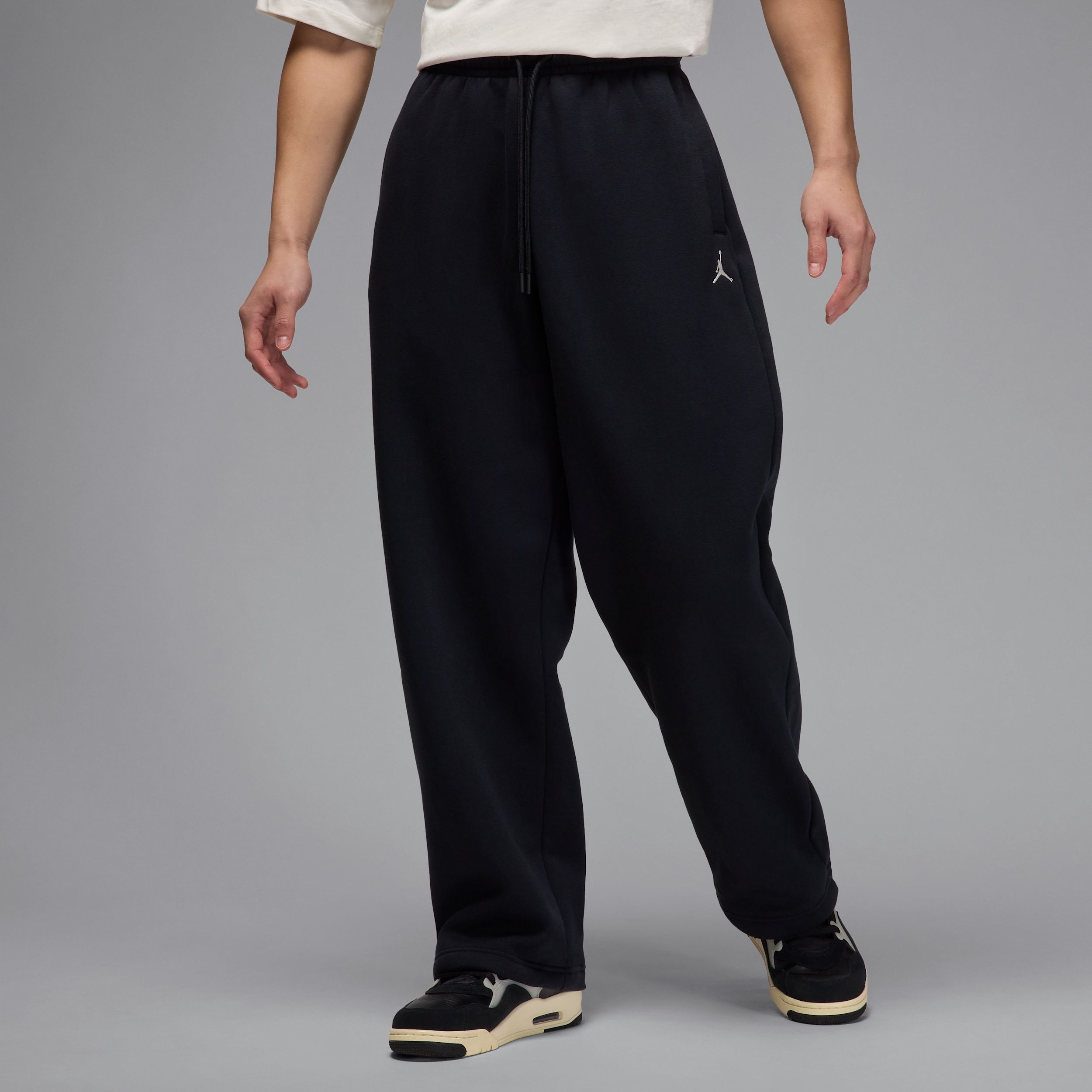 Jordan Brooklyn Fleece - Nike Jordan Brooklyn Fleece Men's Oversized Open-Hem Trousers