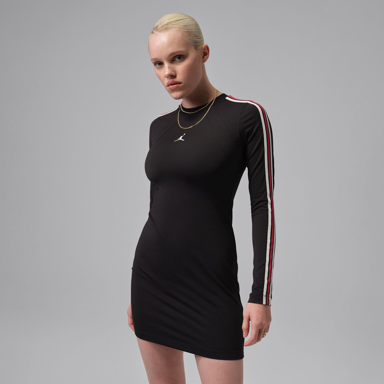 chinese dress ladies Dress The Population Jordan Plunge Neck Gown - Rouge main image 0