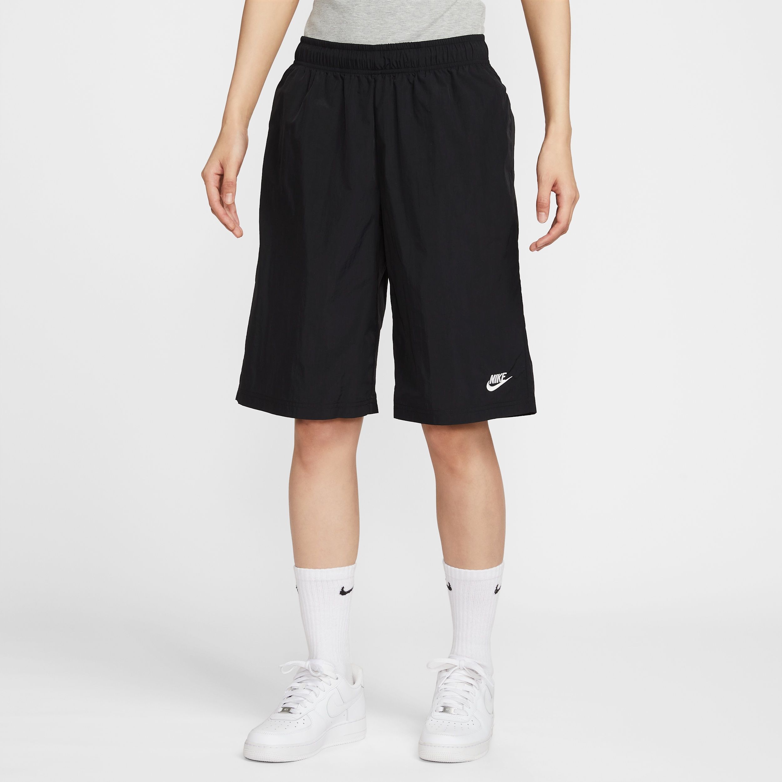 Nike Sportswear - Women's Mid-Rise Loose Knee-Length Shorts