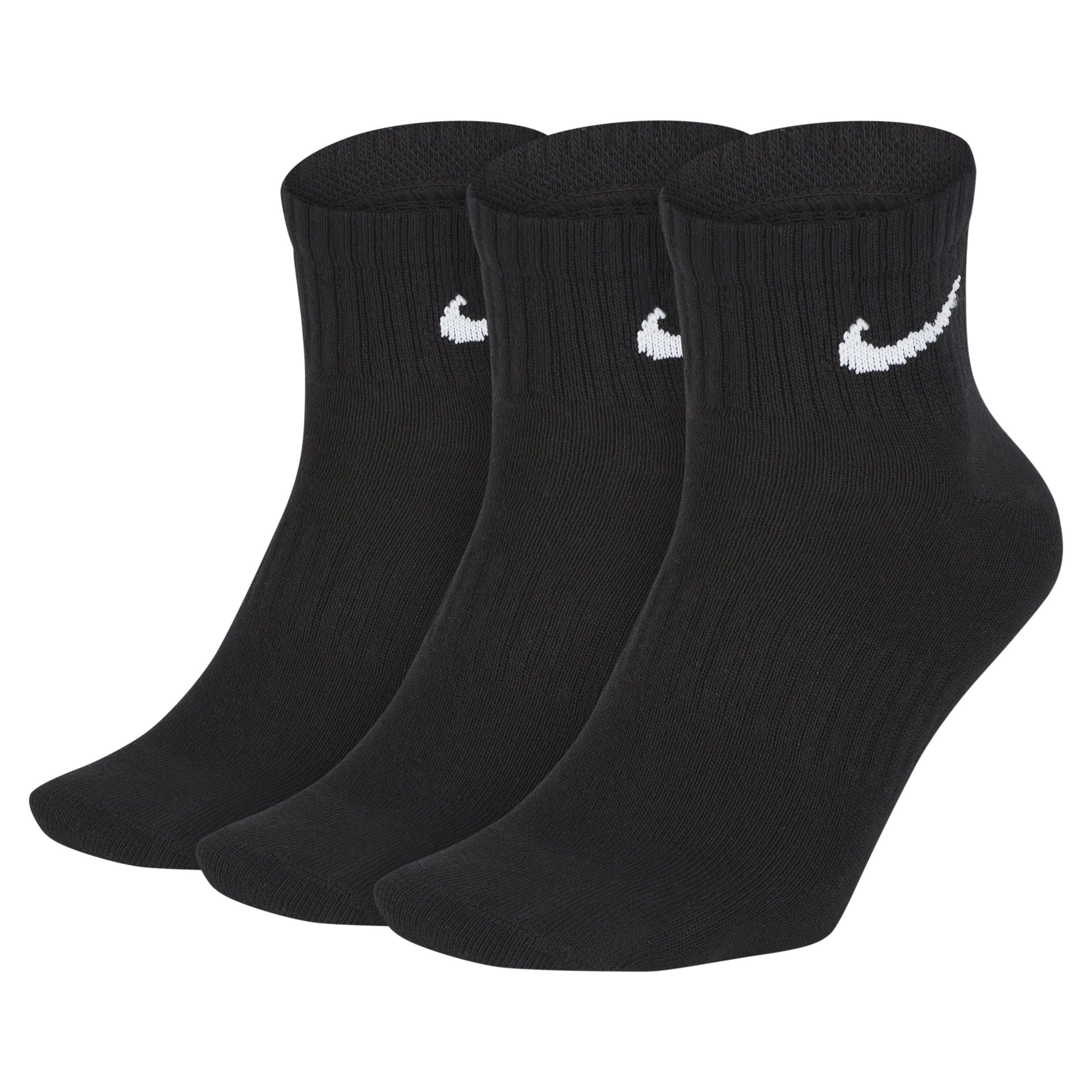 Nike Everyday Lightweight - Training Ankle Socks (3 Pairs)