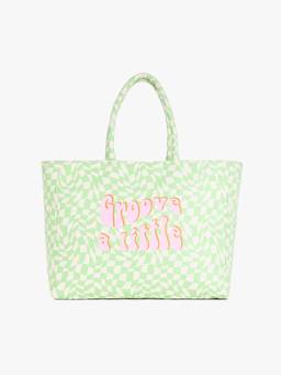EcoRight - Checks Oversized Beach Tote Bag