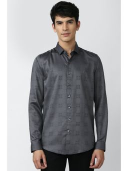 Simon Carter - Printed Grey Shirt