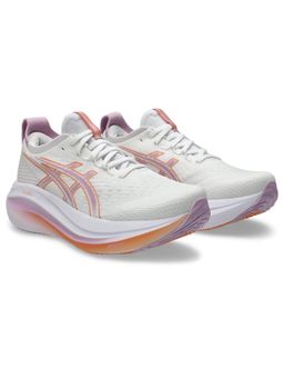 ASICS - GEL-NIMBUS 27 Womens White Running Shoes