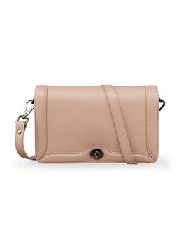 Mai Soli - Pink Leather Bowie Leather Crossbody Bag