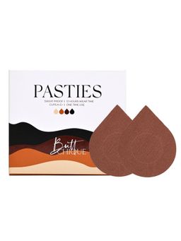 ButtChique - Cinnamon Pasties Pack of 4 Pairs Stick On Pasties for Complete Coverage