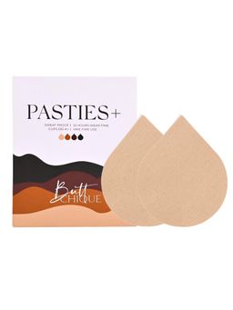 ButtChique - Sand Pasties Plus Size Pack of 10 Pairs Stick On Pasties for Complete Coverage