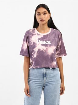Levi's - Womens Purple Crew Neck T-shirt