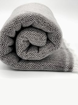 BEDLAM - Edit 1D Black Pure Pashmina Diamond Series Throw