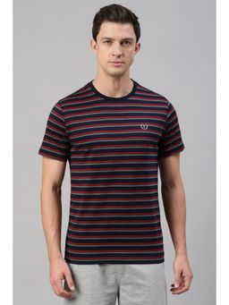 Van Heusen Innerwear - Sport Crew Neck T-Shirt Navy Charcoal Rhubarb