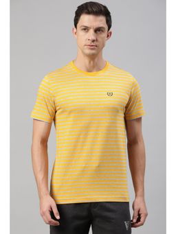 Van Heusen Innerwear - Sport Crew Neck T-Shirt Grey Mel Cadmium Yellow