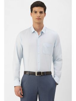 Peter England - Men Blue Slim Fit Full Sleeves Formal Shirt