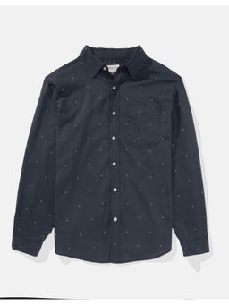 American Eagle - Men Blue Slim Fit Everyday Button-Up Shirt