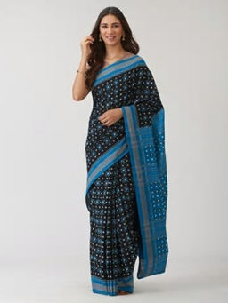 Fabindia - Cotton Ikat Weave Sari