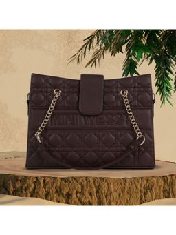 MINI WESST - Signature Brown Tote Bag