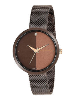 Giordano - Brown Women's Round Analog Watch