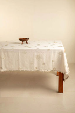 Freedom Tree - Brahmakamal Table Cover Big Gold