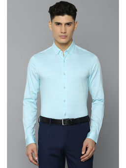Louis Philippe - Solid Blue Shirt for Men