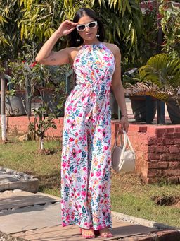 Tandul - Multi-Color Floral Regular Jumpsuit