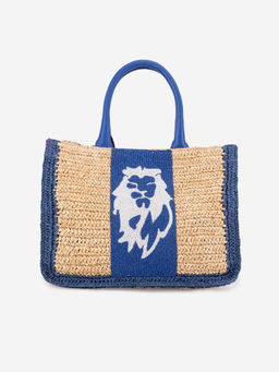 ABELARDO DE MODA - Eco-Conscious Cara Blue Handbag