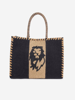 ABELARDO DE MODA - Eco-Conscious Ed-Rina Black/Gold Shoulder Bag