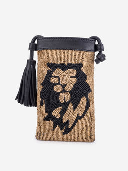 ABELARDO DE MODA - Eco-Conscious Elisa Black/Gold Sling Bag