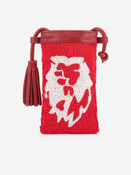 ABELARDO DE MODA - Eco-Conscious Elisa Red/White Sling Bag