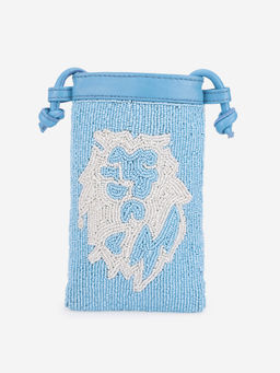 ABELARDO DE MODA - Eco-Conscious Elisa Sky Blue/White Sling Bag