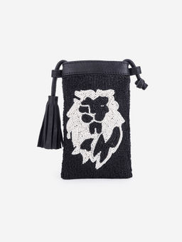ABELARDO DE MODA - Eco-Conscious Elisa Black/White Sling Bag