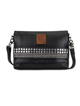 ABELARDO DE MODA - Elle Bag - Black Studded Sling Bag
