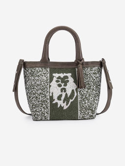 ABELARDO DE MODA - Eco-Conscious Helen Dark Olive Satchel Bag