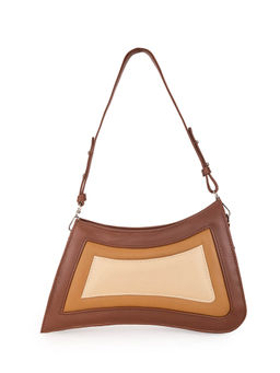 ABELARDO DE MODA - Magma Asymmetrical Bag - Dark Brown Shoulder Bag
