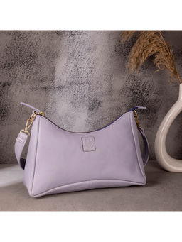ABELARDO DE MODA - Maria Bag -Lavender Hobo Bag