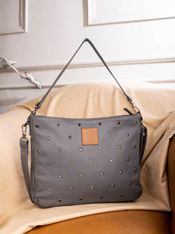 ABELARDO DE MODA - Marshmallow Bag - Grey Shoulder Bag