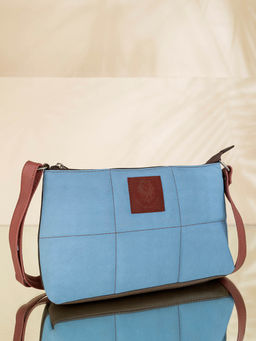 ABELARDO DE MODA - Puzzle Bag - Blue/Wine Sling Bag