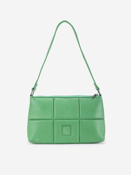 ABELARDO DE MODA - Puzzle Green Leather Handbag
