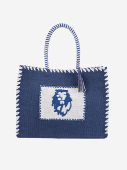 ABELARDO DE MODA - Eco-Conscious Renee Blue/White Shoulder Bag
