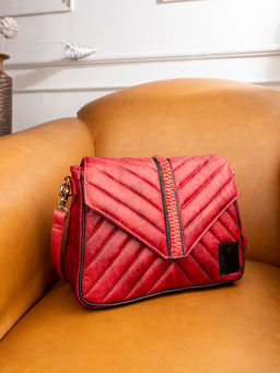 ABELARDO DE MODA - Stella Bag - Red Sling Bag