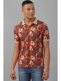 Allen Solly - Men Multi Print Polo Neck T-Shirt