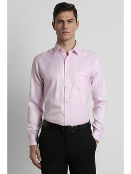 Peter England - Men Pink Regular Fit Formal Full Sleeves Shirt