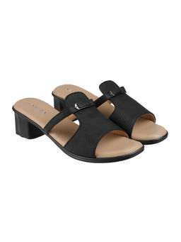 LAZERA SHOES - Black Elegant Mid Block Heels